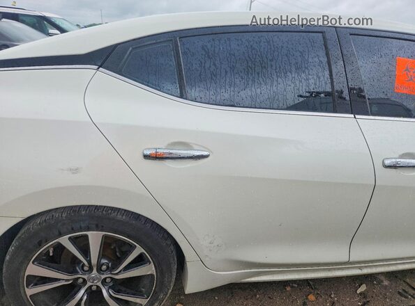 1N4AA6APXHC431851 2017 NISSAN MAXIMA White Vista de los asientos traseros