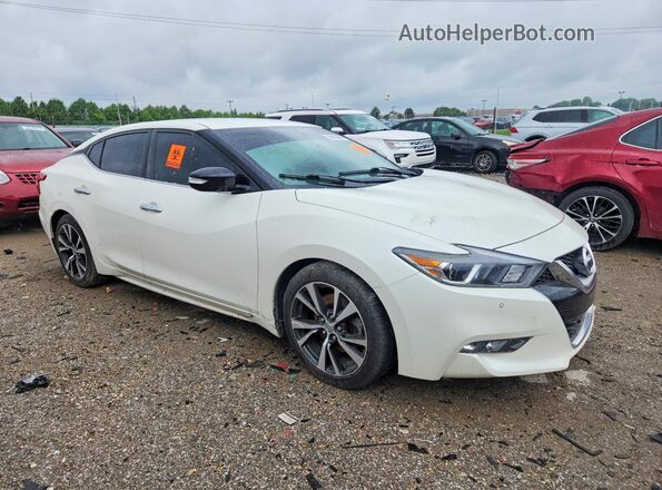 1N4AA6APXHC431851 2017 NISSAN MAXIMA White Delantero derecho