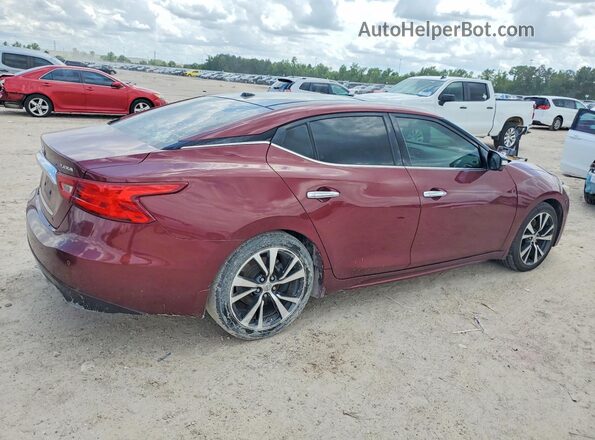 1N4AA6APXHC432952 2017 NISSAN MAXIMA Maroon Rear right