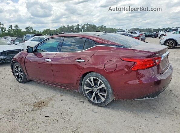 1N4AA6APXHC432952 2017 NISSAN MAXIMA Maroon Rear left