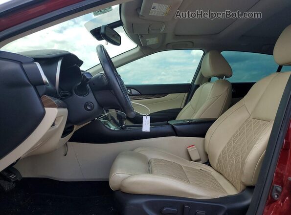 1N4AA6APXHC432952 2017 NISSAN MAXIMA Maroon Front interior view