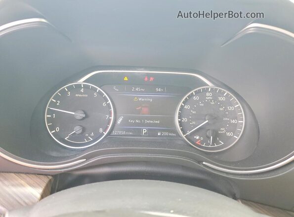 1N4AA6APXHC432952 2017 NISSAN MAXIMA Maroon Instrument cluster view