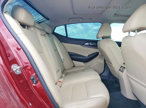 1N4AA6APXHC432952 2017 NISSAN MAXIMA Maroon Rear seats view