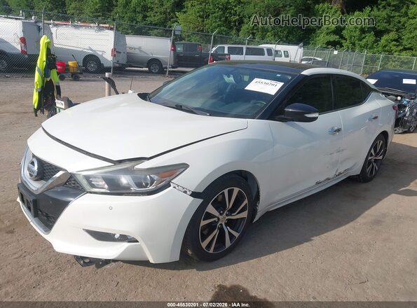 1N4AA6APXHC440484 2017 NISSAN MAXIMA White Передня ліва чверть