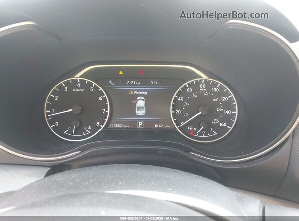 1N4AA6APXHC440484 2017 NISSAN MAXIMA White Вид задніх сидінь