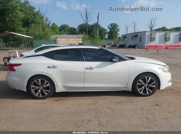 1N4AA6APXHC440484 2017 NISSAN MAXIMA White Вид задньої частини салону