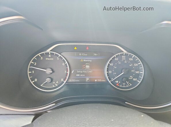 1N4AA6APXHC450786 2017 NISSAN MAXIMA Gray ხელსაწყოთა პანელის ხედი