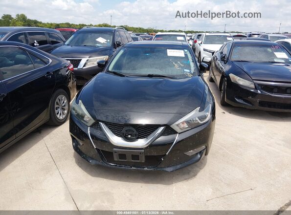 1N4AA6APXHC451873 2017 NISSAN MAXIMA Black ხელსაწყოთა პანელის ხედი