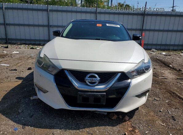 1N4AA6APXHC457639 2017 NISSAN MAXIMA White წინა ხედი