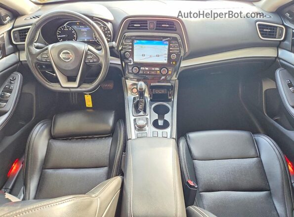 1N4AA6APXJC365517 2018 NISSAN MAXIMA Черный Вид панели приборов