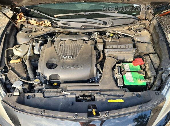 1N4AA6APXJC365517 2018 NISSAN MAXIMA Черный Вид задней части салона