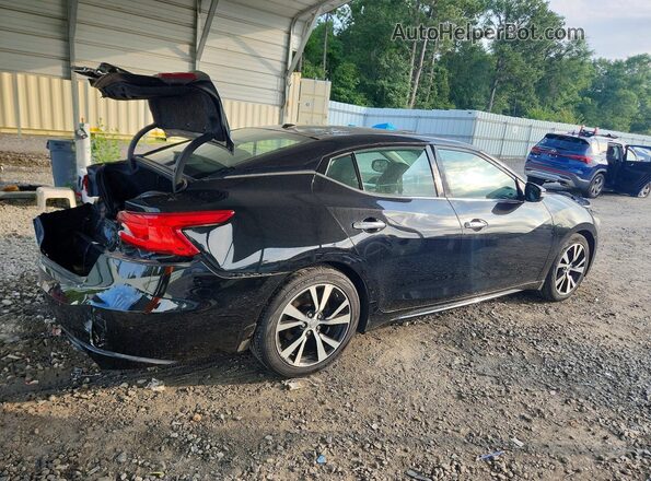 1N4AA6APXJC365517 2018 NISSAN MAXIMA Черный Задняя правая четверть