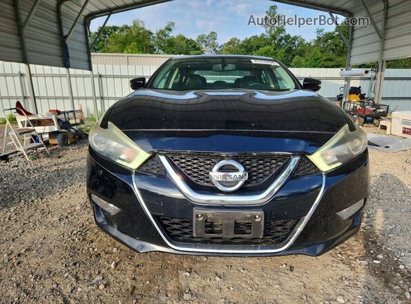1N4AA6APXJC365517 2018 NISSAN MAXIMA Черный Вид спереди