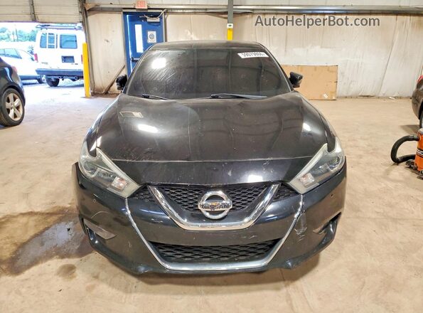 1N4AA6APXJC370698 2018 NISSAN MAXIMA Black Դիմացի տեսք