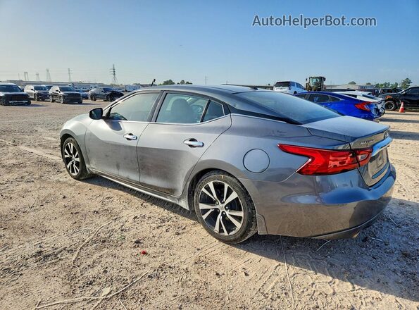 1N4AA6APXJC371687 2018 NISSAN MAXIMA Серый Задняя левая четверть