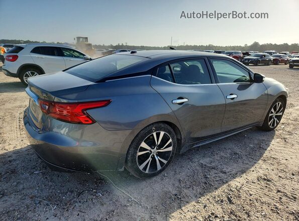 1N4AA6APXJC371687 2018 NISSAN MAXIMA Серый Задняя правая четверть