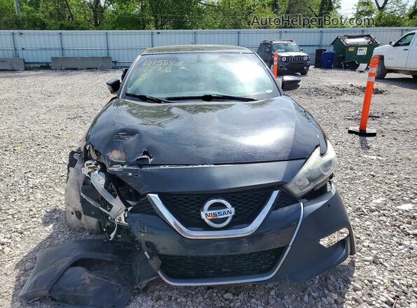 1N4AA6APXJC375514 2018 NISSAN MAXIMA Black Widok z przodu