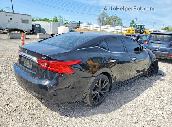 1N4AA6APXJC375514 2018 NISSAN MAXIMA Black Tył prawy