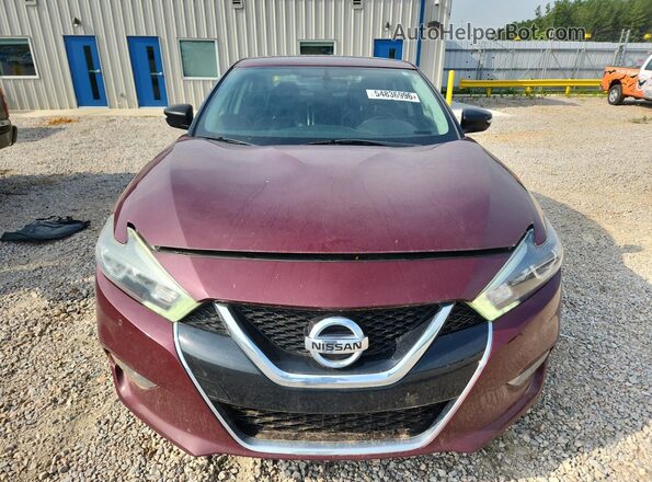 1N4AA6APXJC381099 2018 NISSAN MAXIMA Серебряный Вид спереди