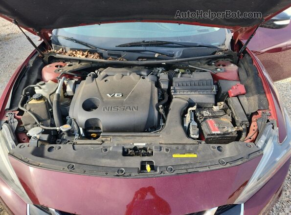 1N4AA6APXJC381099 2018 NISSAN MAXIMA Серебряный Вид подкапотного пространства