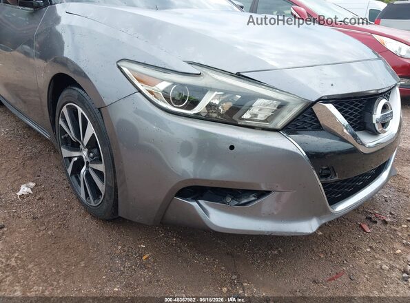 1N4AA6APXJC388960 2018 NISSAN MAXIMA Gray Front view