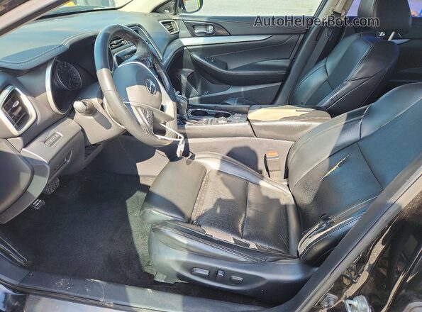 1N4AA6APXJC403330 2018 NISSAN MAXIMA Black Front interior view