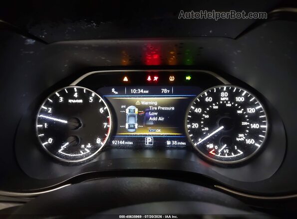 1N4AA6APXJC405207 2018 NISSAN MAXIMA Black Вид задніх сидінь