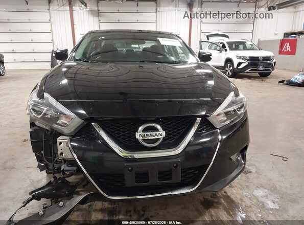1N4AA6APXJC405207 2018 NISSAN MAXIMA Black Вид щитка приладів