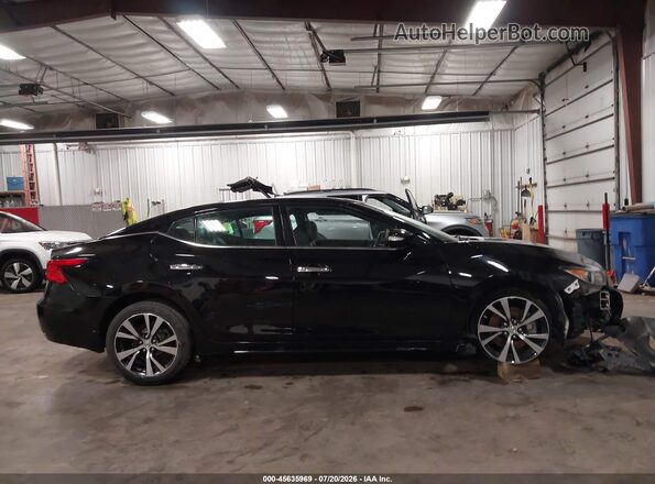 1N4AA6APXJC405207 2018 NISSAN MAXIMA Black Вид задньої частини салону