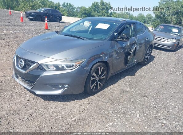 1N4AA6APXJC409287 2018 NISSAN MAXIMA Gray Przód lewy