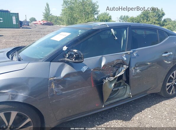 1N4AA6APXJC409287 2018 NISSAN MAXIMA Gray Widok z przodu