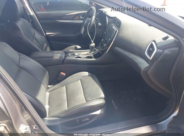 1N4AA6APXJC409287 2018 NISSAN MAXIMA Gray Widok wnętrza z przodu