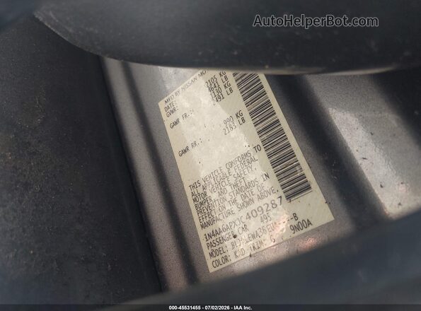1N4AA6APXJC409287 2018 NISSAN MAXIMA Gray Widok komory silnika
