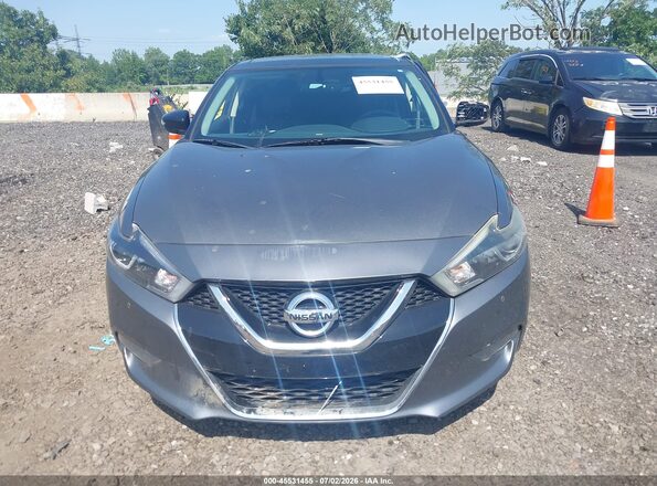1N4AA6APXJC409287 2018 NISSAN MAXIMA Gray Widok zestawu wskaźników