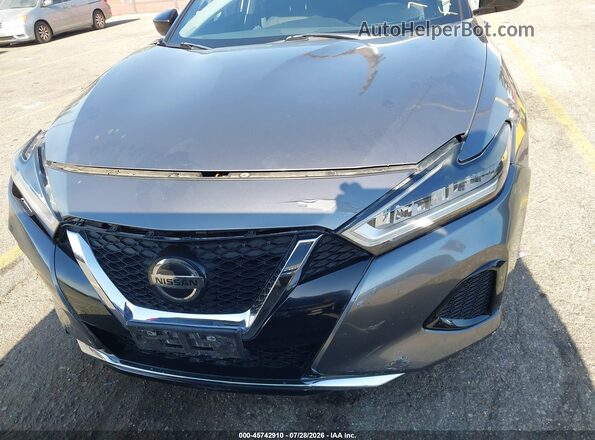 1N4AA6AV0KC361184 2019 NISSAN MAXIMA Серый Вид щитка приборов