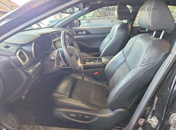 1N4AA6AV0KC361752 2019 NISSAN MAXIMA Черный Вид салона спереди