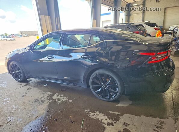 1N4AA6AV0KC361752 2019 NISSAN MAXIMA Черный Задняя левая четверть
