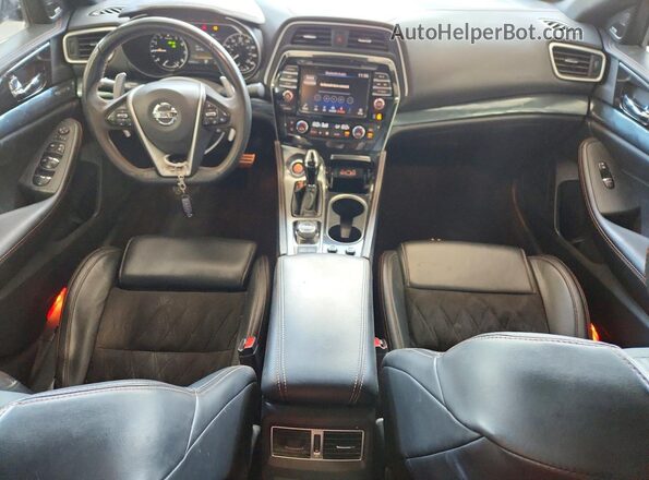 1N4AA6AV0KC361752 2019 NISSAN MAXIMA Черный Вид панели приборов