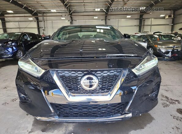 1N4AA6AV0KC361752 2019 NISSAN MAXIMA Черный Вид спереди