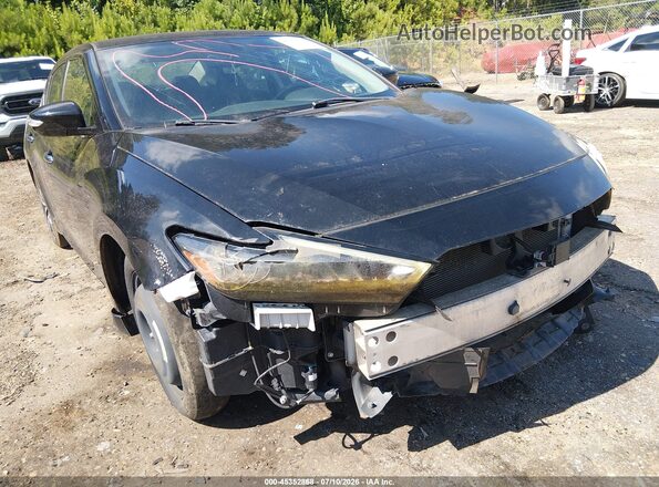 1N4AA6AV0KC361833 2019 NISSAN MAXIMA Black Rear interior view