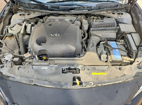 1N4AA6AV1KC360402 2019 NISSAN MAXIMA Серый Вид задней части салона