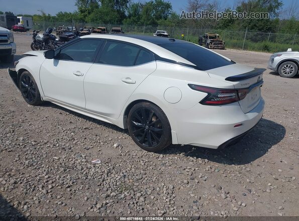 1N4AA6AV1KC379323 2019 NISSAN MAXIMA Белый Задняя левая четверть