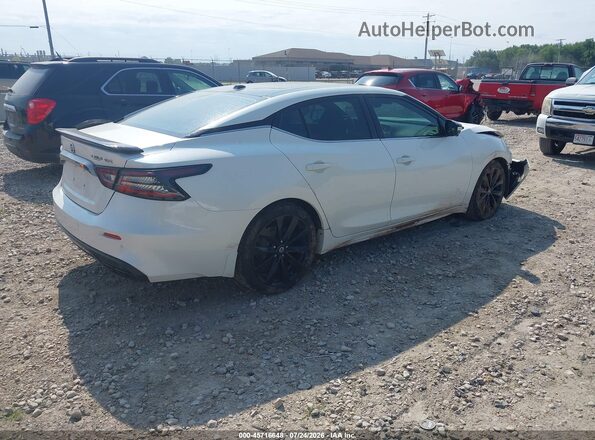 1N4AA6AV1KC379323 2019 NISSAN MAXIMA Белый Задняя правая четверть