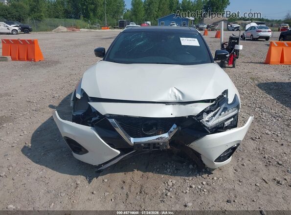 1N4AA6AV1KC379323 2019 NISSAN MAXIMA Белый Вид спереди