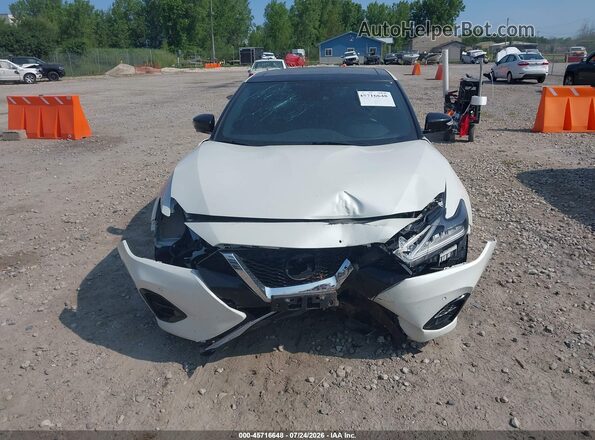 1N4AA6AV1KC379323 2019 NISSAN MAXIMA Белый Вид задней части салона