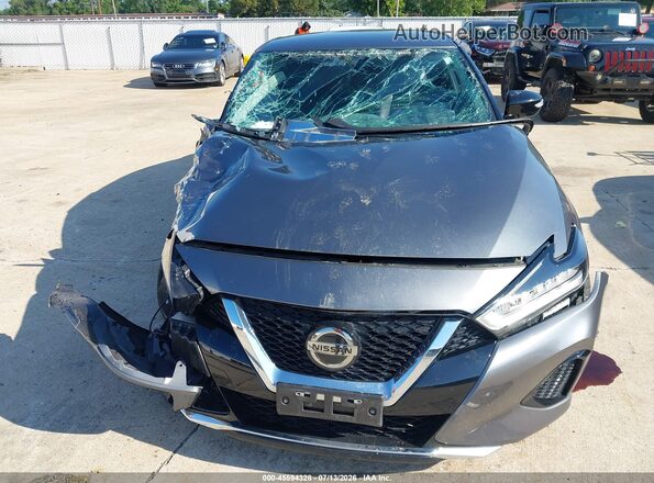1N4AA6AV2KC370615 2019 NISSAN MAXIMA Gray წინა ხედი
