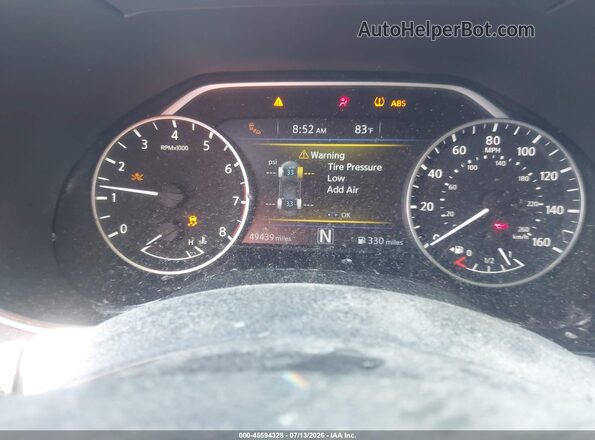 1N4AA6AV2KC370615 2019 NISSAN MAXIMA Gray უკანა სავარძლების ხედი