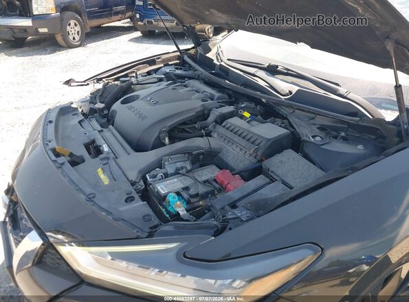 1N4AA6AV2KC376074 2019 NISSAN MAXIMA Черный Вид сзади