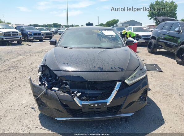 1N4AA6AV2KC376074 2019 NISSAN MAXIMA Черный Вид щитка приборов