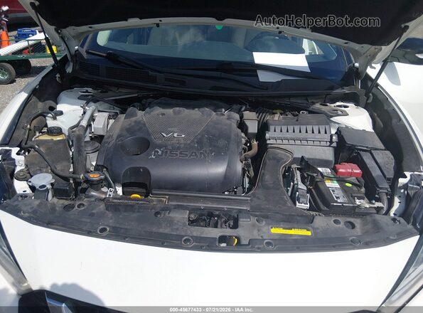 1N4AA6AV2KC377192 2019 NISSAN MAXIMA White Vista trasera